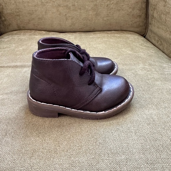 The Children's Place Brown Lace-Up Boots 👞 - Picture 4 of 5